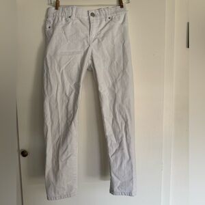 Juicy Couture Women’s White Crop Stretch Skinny Jeans Size 4
